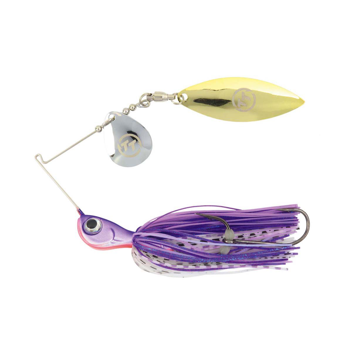 TT Fishing Vortex+ Spinnerbait Lure 5/8oz Purple Mauve, Purple Mauve, bcf_hi-res