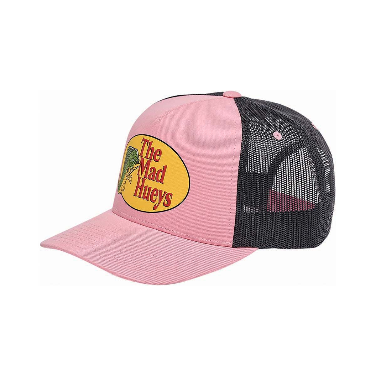 The Mad Hueys Women&rsquo;s Pro Hueys Twill Trucker Cap Fairy Pink, Fairy Pink, bcf_hi-res