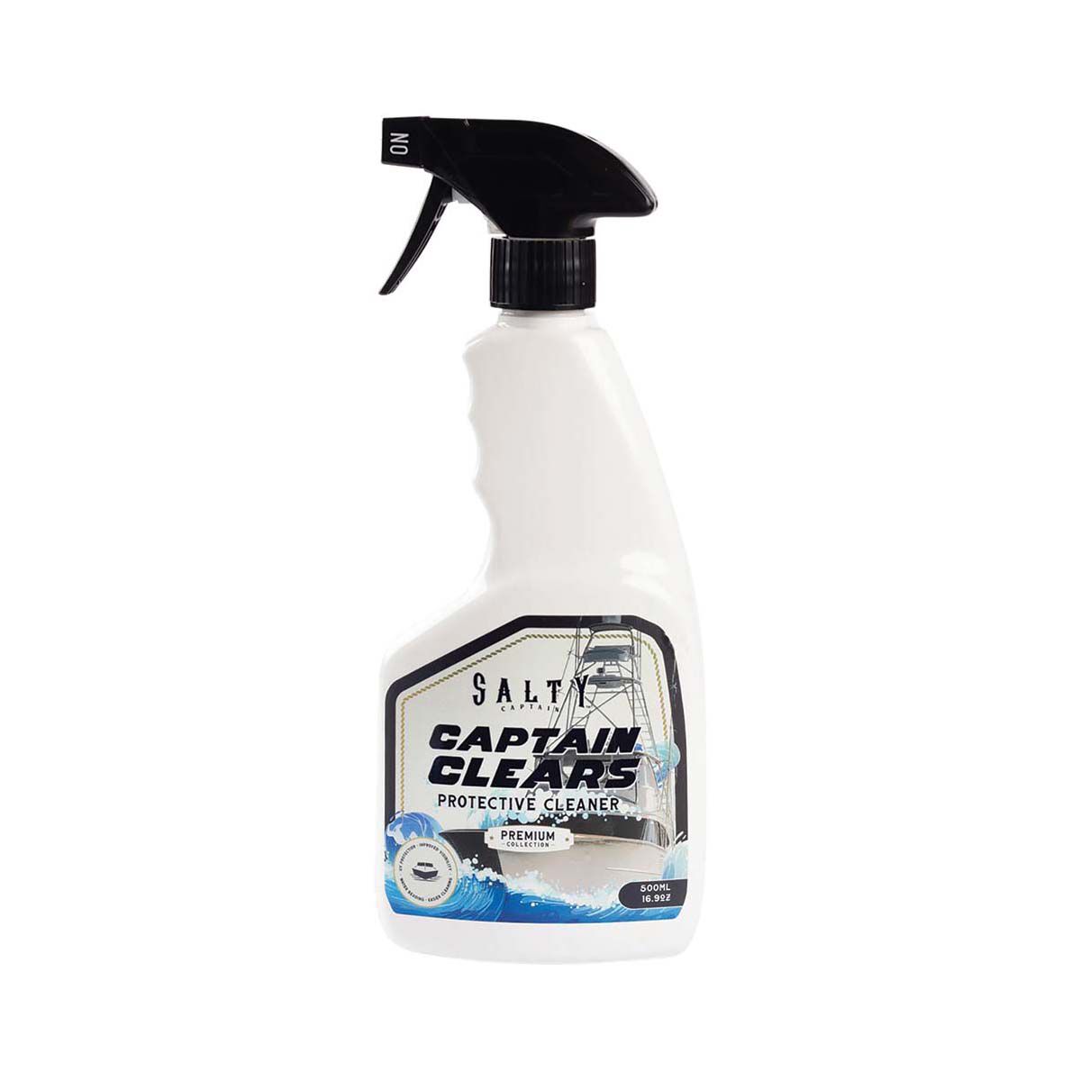 Salty Captain Captain Clears Polyvinyl Protective Cleaner 500ml, , bcf_hi-res