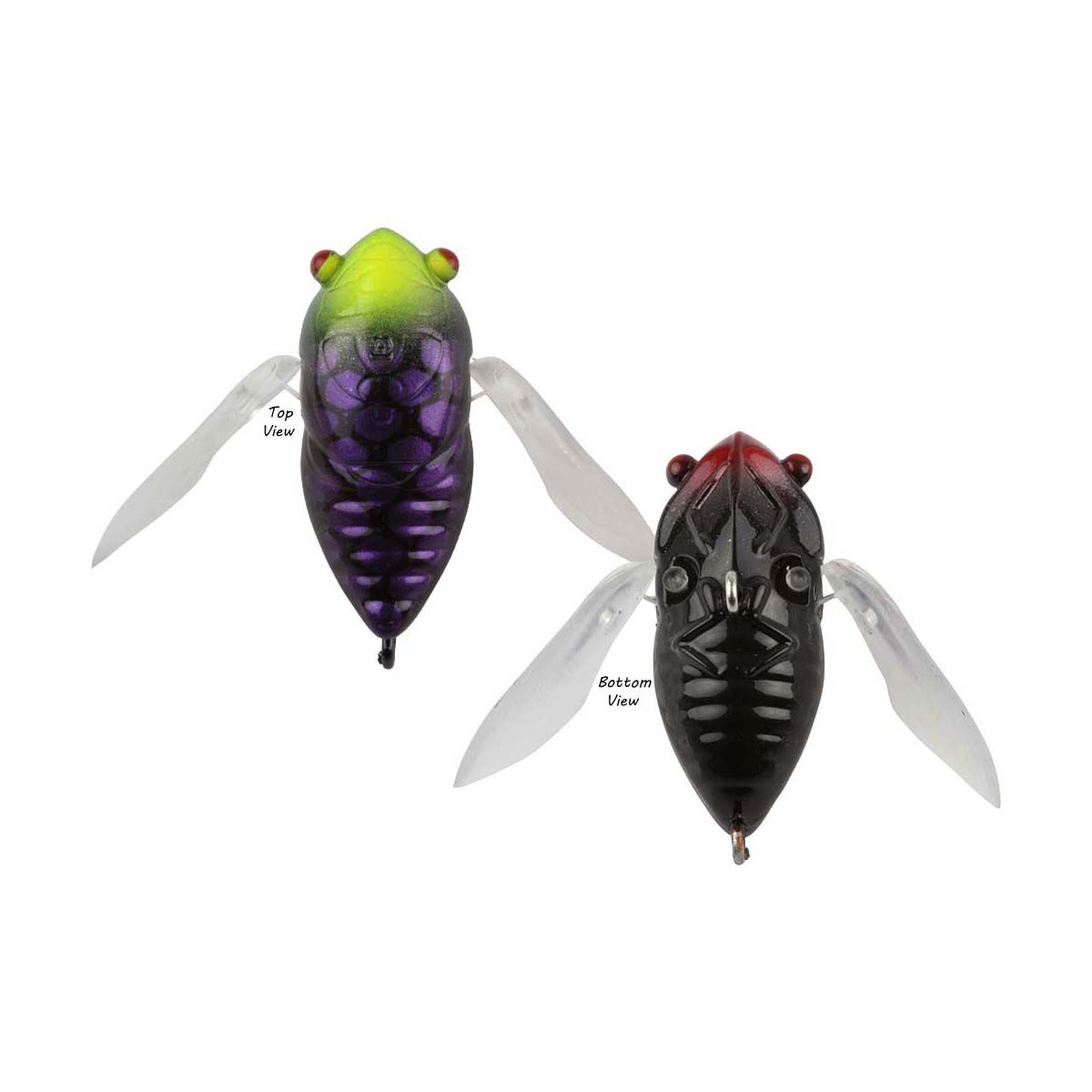 Atomic Hardz Cicada Surface Lure 35mm Snake Black, Snake Black, bcf_hi-res