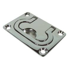 Lift Ring Chrome Brass Rectangle 76 X 53mm, , bcf_hi-res
