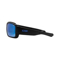 LXD Men’s Pacific Mirror Polar Sunglasses Matt Black with Blue Lens, , bcf_hi-res