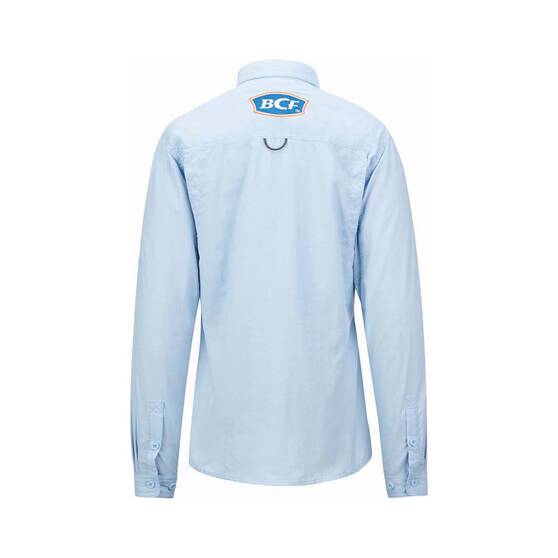 BCF Women’s Long Sleeve Fishing Shirt, Blue, bcf_hi-res