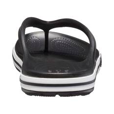 Crocs Unisex Bayaband Thongs, Black/White, bcf_hi-res