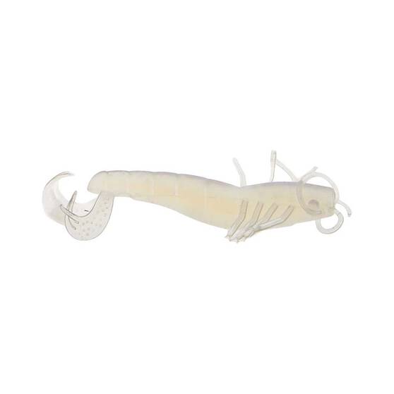 Atomic Plazos Prong Soft Plastic Lure 4in Ghost Pearl, Ghost Pearl, bcf_hi-res