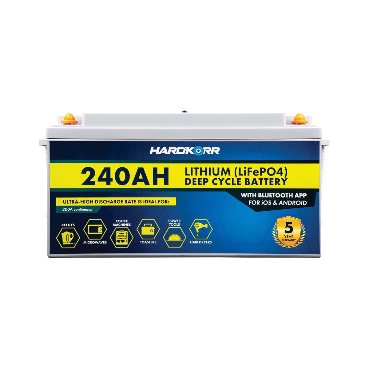 Hardkorr Lithium Battery 240AH with Bluetooth, , bcf_hi-res