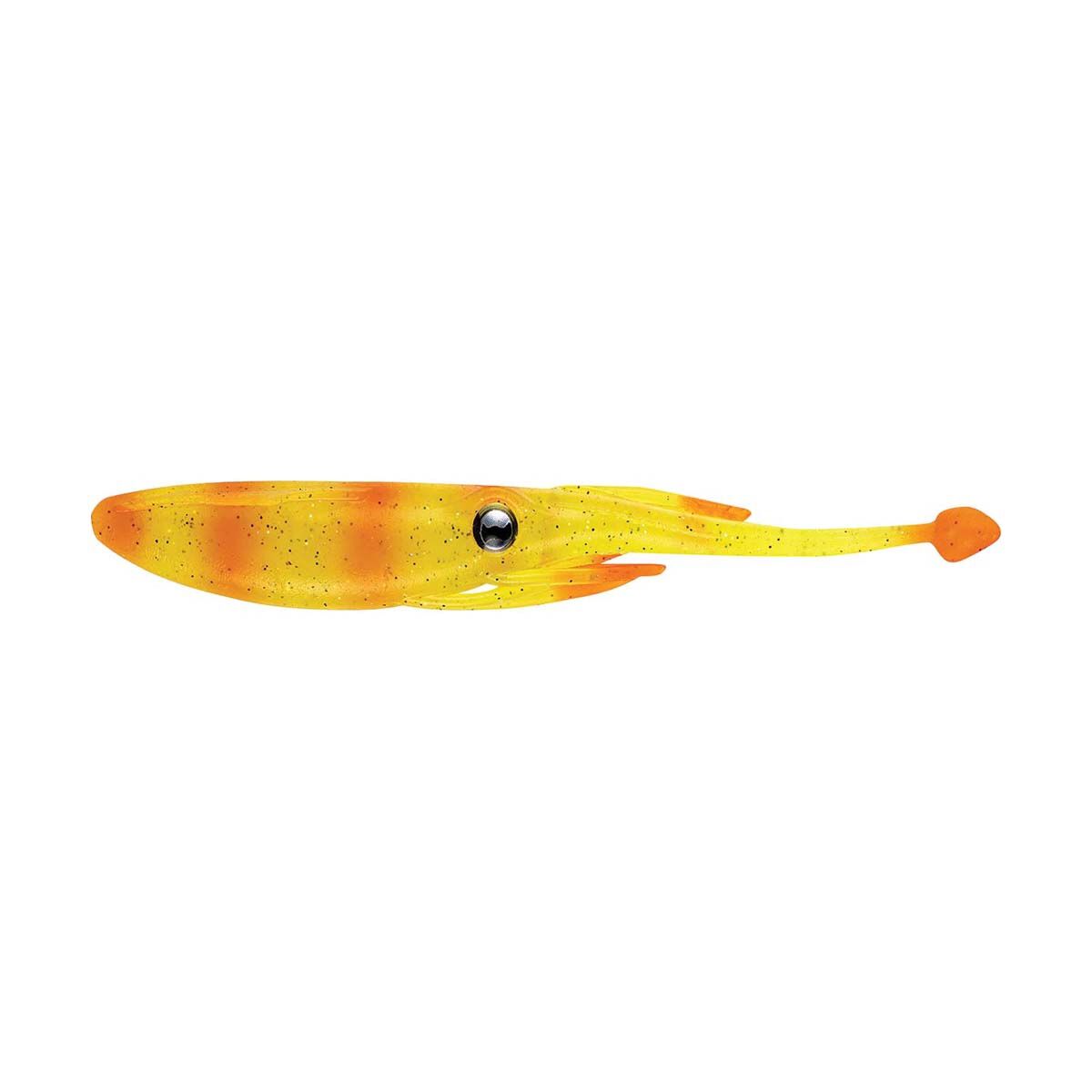 Nomad Live Ops Jerksquid Soft Plastic Lure 9in Chartreuse Tiger, Chartreuse Tiger, bcf_hi-res