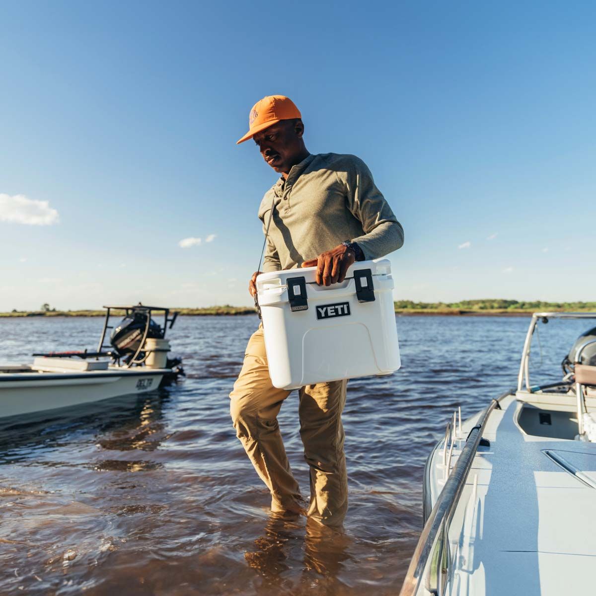 YETI&reg; Roadie&reg; 15 Hard Cooler White, White, bcf_hi-res