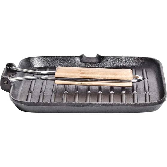 Campfire Cast Iron Frying Pan - Square, 24cm, , bcf_hi-res