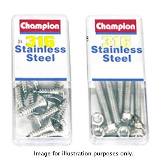 Champion 316 Nyloc Nuts 1 / 4in, , bcf_hi-res