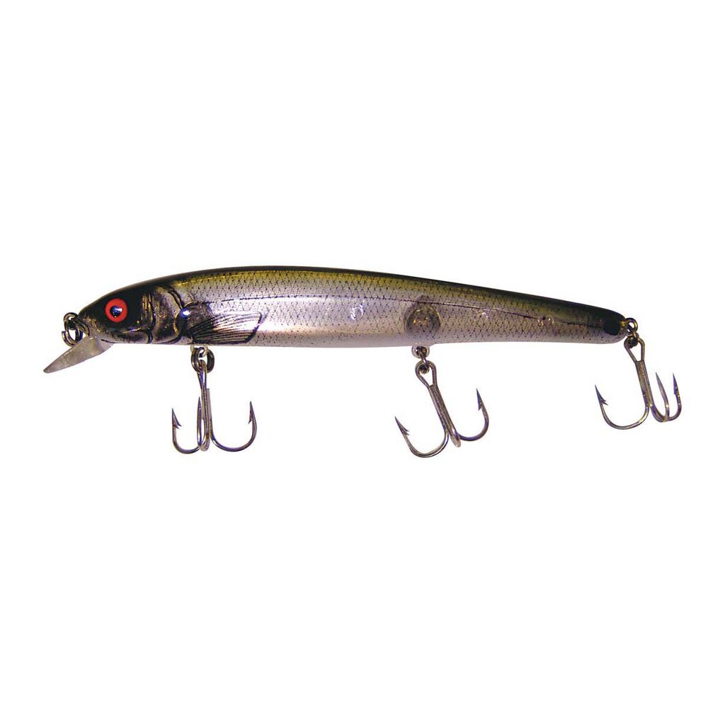 Bomber 16A Saltwater Hard Body Lure 15cm Silver Green 15cm BCF