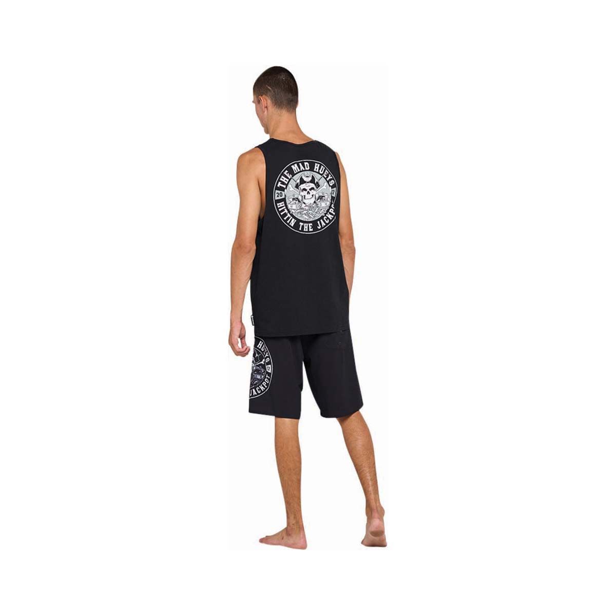 The Mad Hueys Men's Hittin&rsquo; The Jackpot Muscle Tank, Black, bcf_hi-res