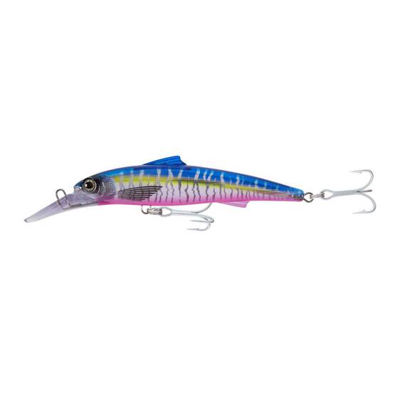 Samaki Pacemaker Deep Hard Body Lure 180mm Blue Pink Silver V2, Blue Pink Silver V2, bcf_hi-res