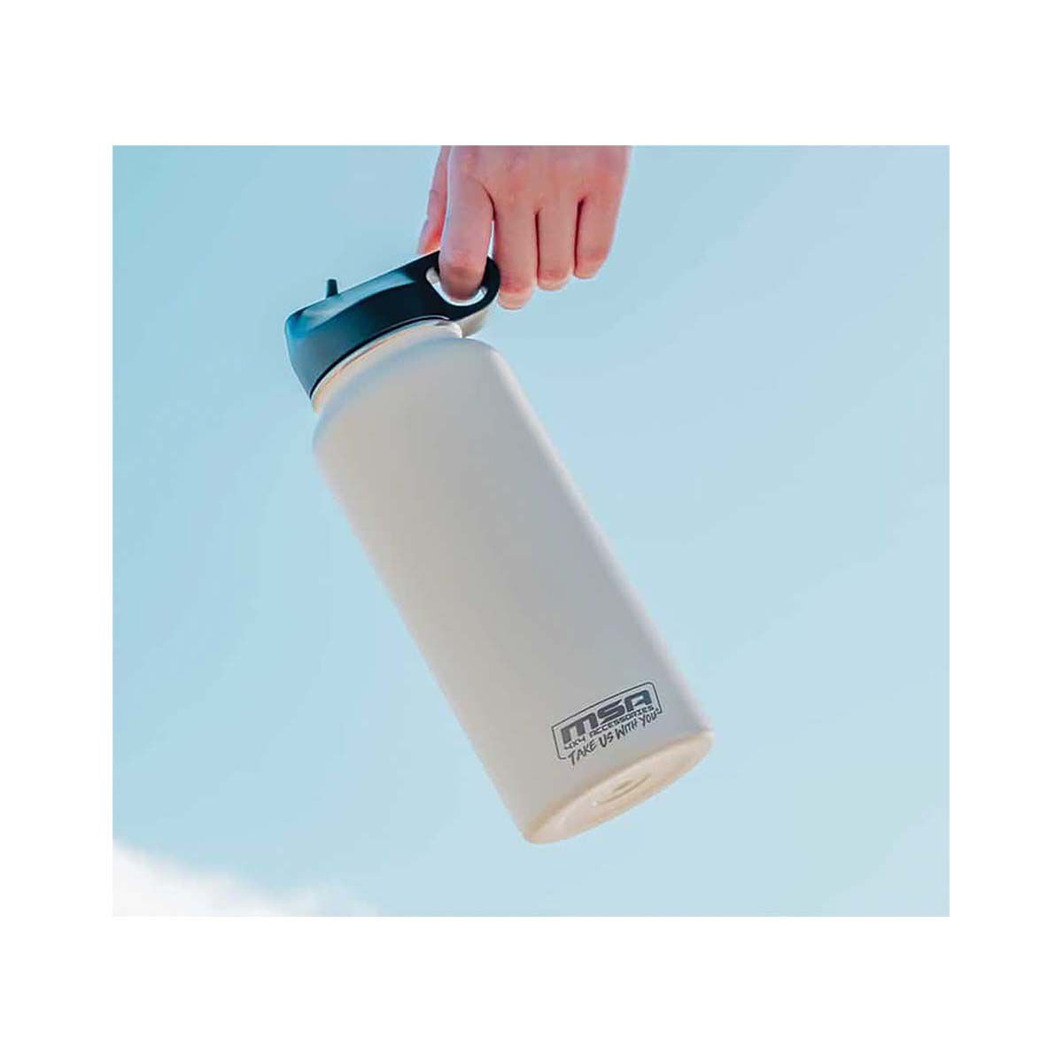 MSA Thermo Drink Bottle 960ml Cream, Cream, bcf_hi-res