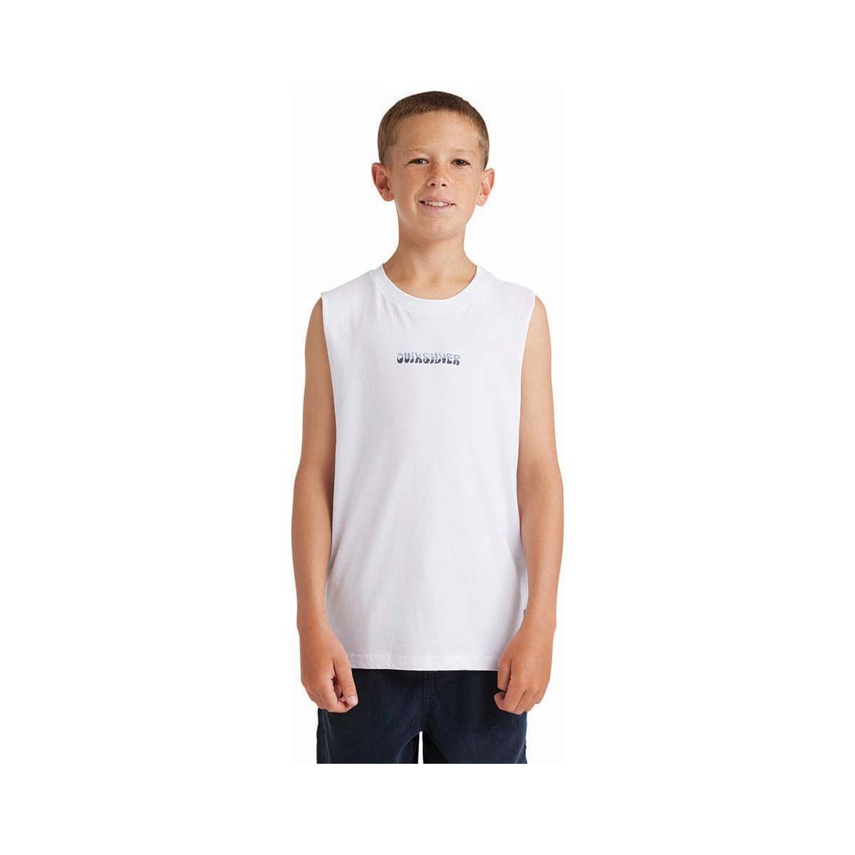 Quiksilver Youth Day and Night Tank White 8, White, bcf_hi-res
