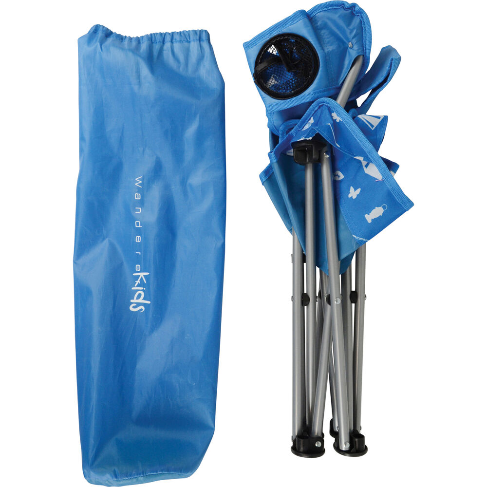 Wanderer Kids' Camping Fun Camp Chair Blue BCF