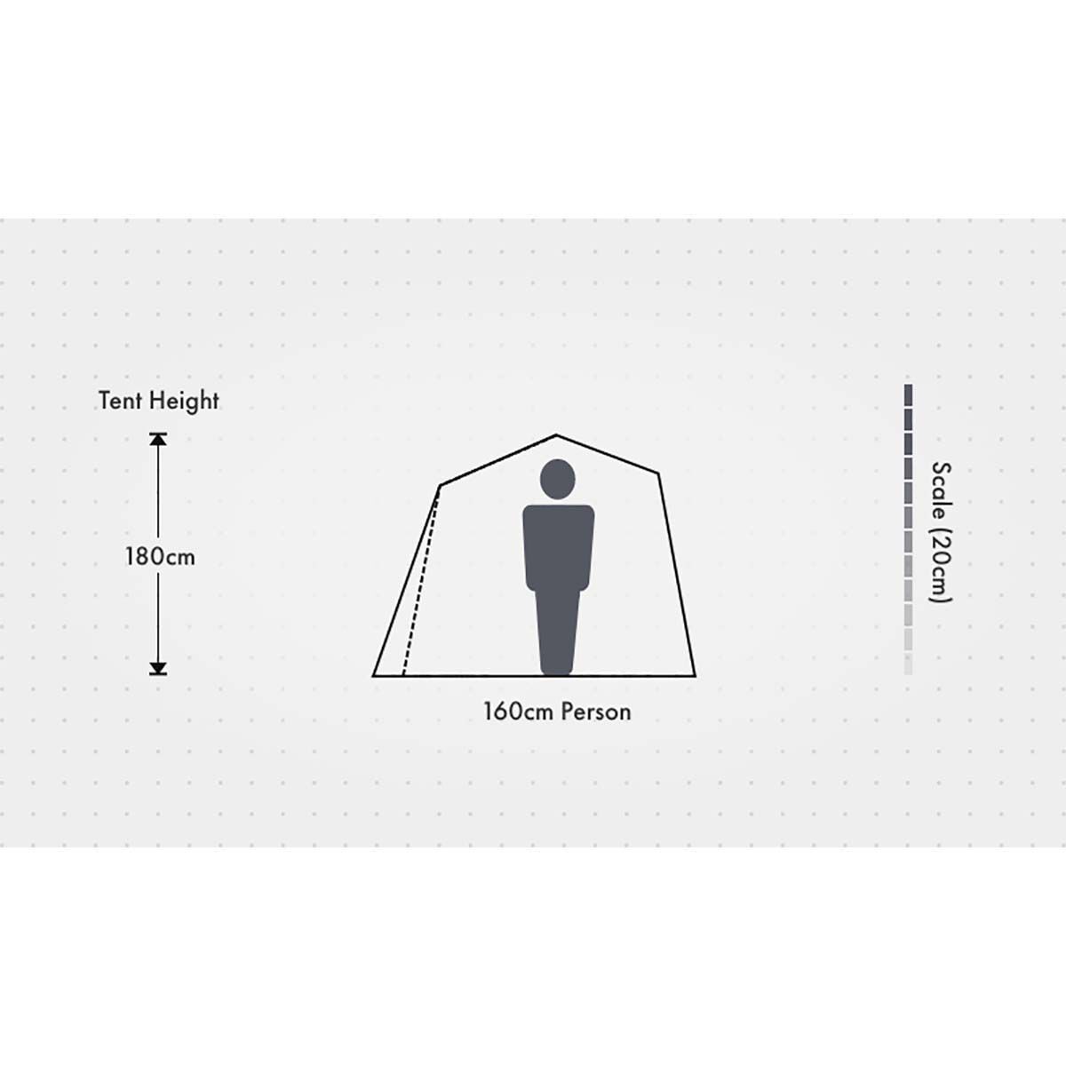 Wanderer Criterion 4 Person Instant Tent BCF