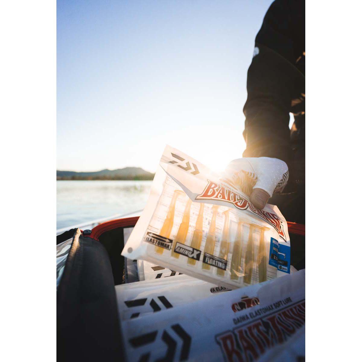 Daiwa Bait Junkie Minnow Soft Plastic Lure 2.5in Camo UV, Camo UV, bcf_hi-res