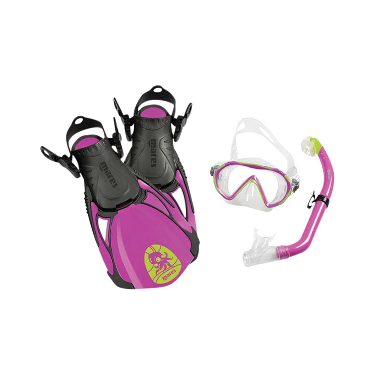 Mares Sea Pals Purple Octopus Snorkel Set, , bcf_hi-res