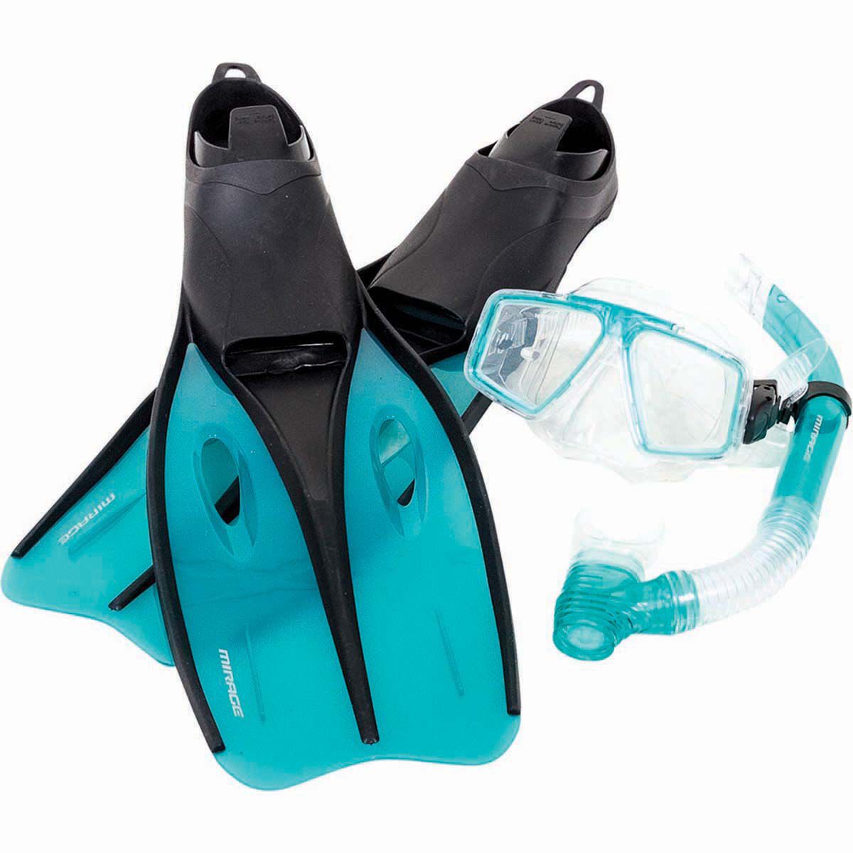mirage snorkeling fins 2 pairs 