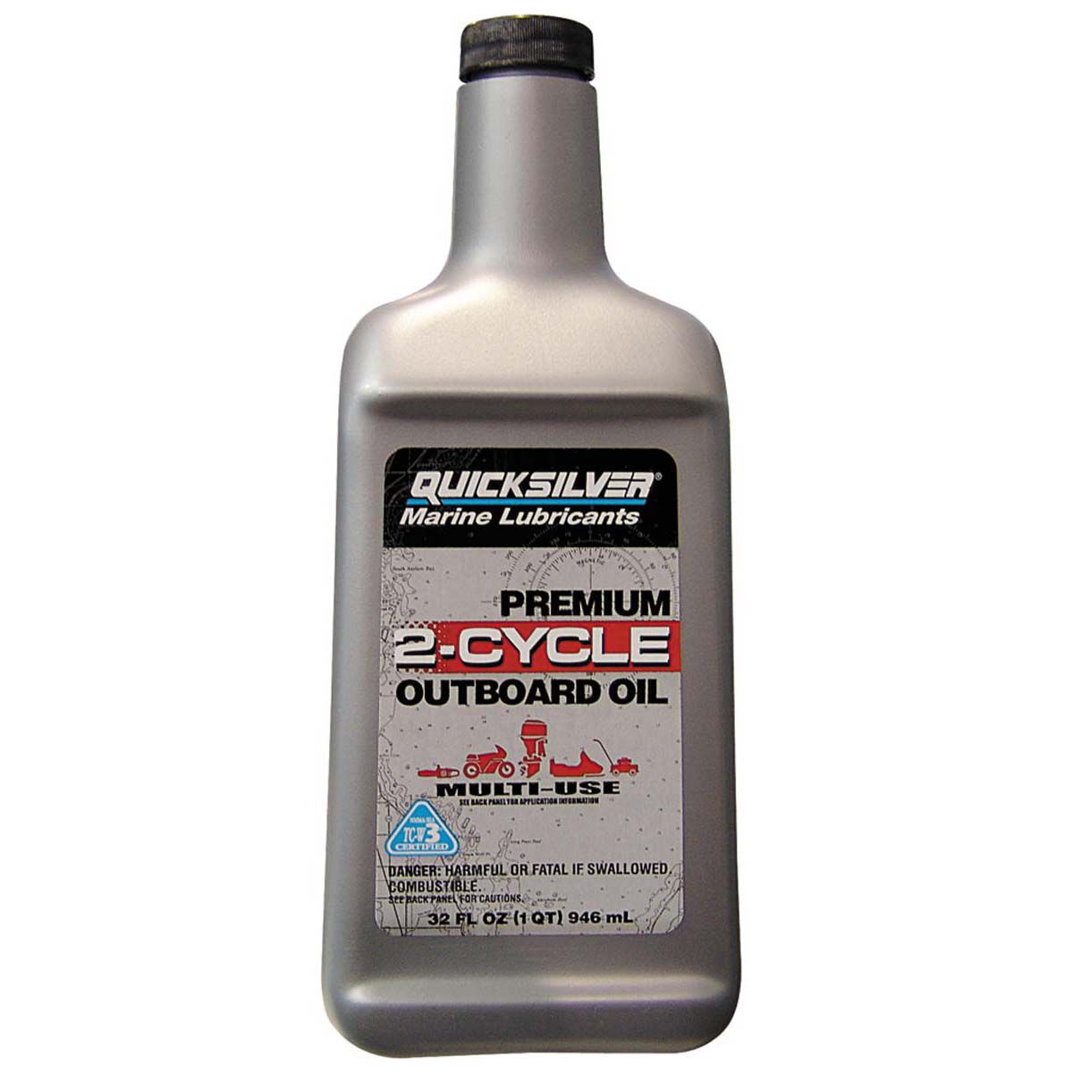 Quicksilver Oil Outboard Oil 2 Cycle 946ml, , bcf_hi-res