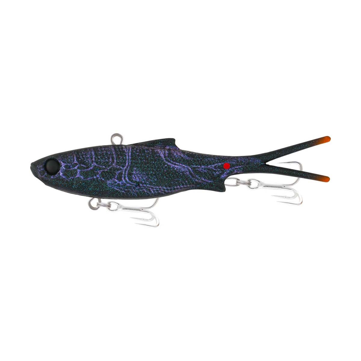 Samaki Vibelicious Fork Soft Plastic Lure 100mm / 20g Shiner, Shiner, bcf_hi-res