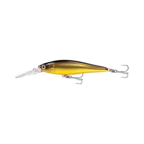 Fishcraft Shakin Shad Hard Body Lure 100mm Black and Gold, Black and Gold, bcf_hi-res