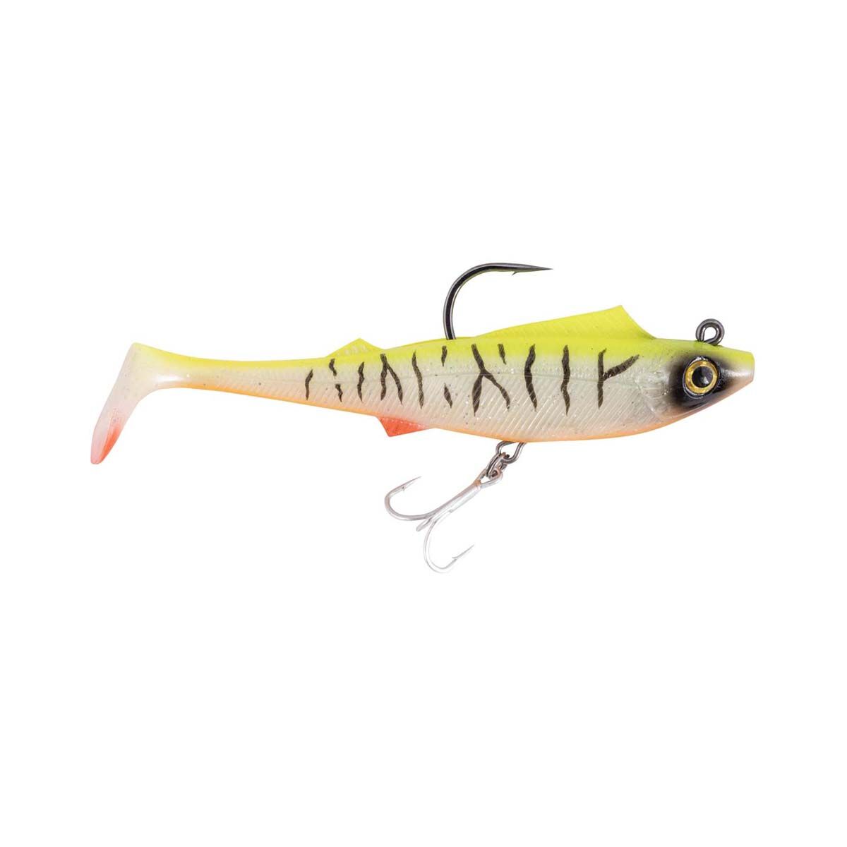 Berkley Shimma Pro-Rig Soft Plastic Lure 4.5in Pearl Tiger, Pearl Tiger, bcf_hi-res