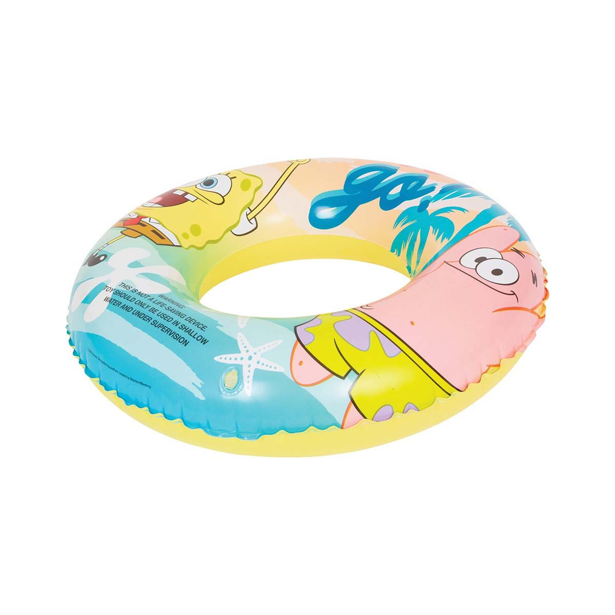 SpongeBob Patterned Inflatable Pool Tube, , bcf_hi-res