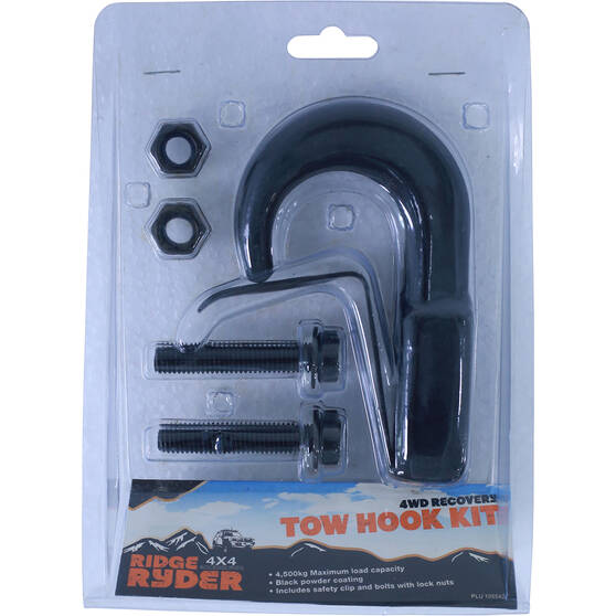 Ridge Ryder Tow Hook Kit 4,500kg, , bcf_hi-res