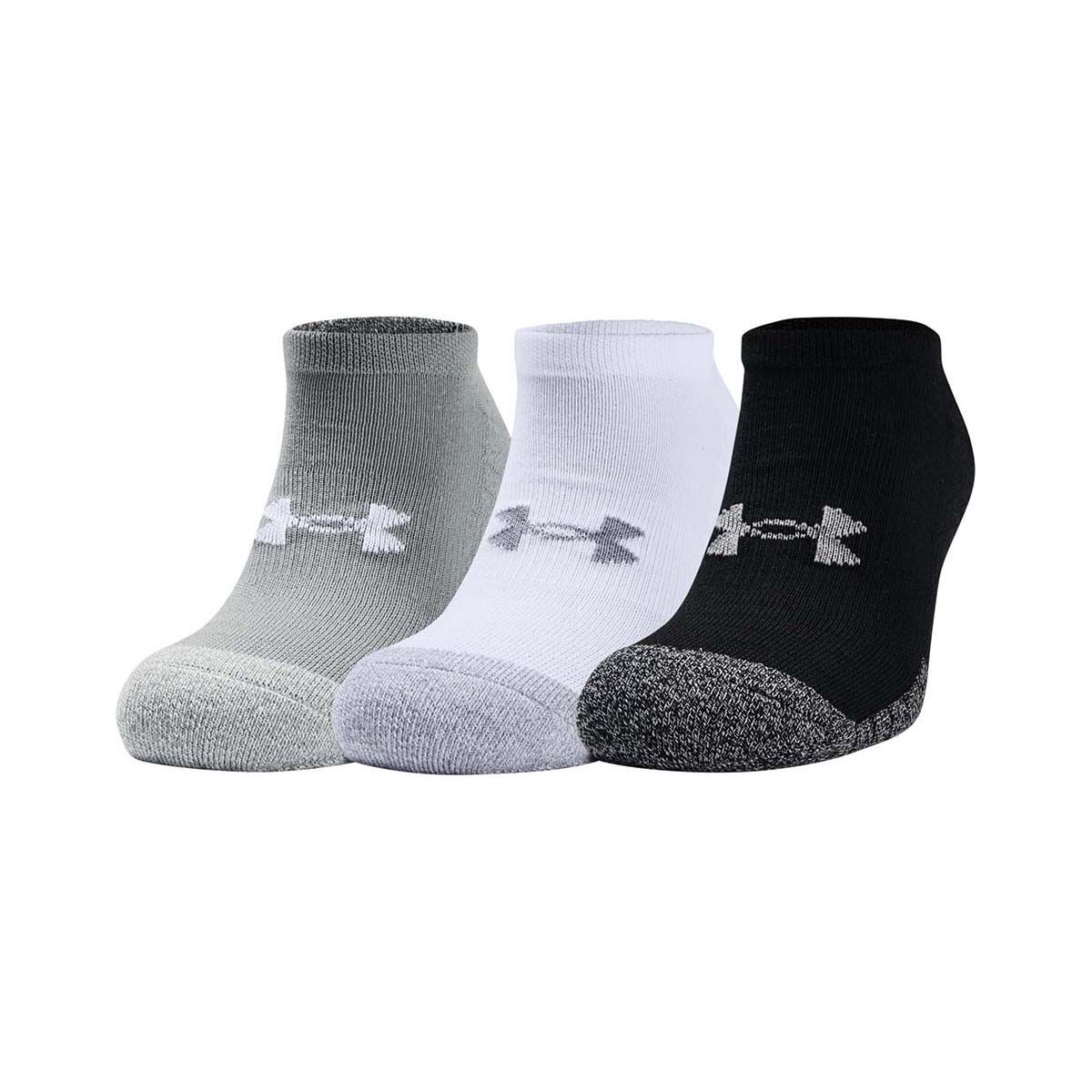 Under Armour Men's Heatgear NS Socks 3pk BCF
