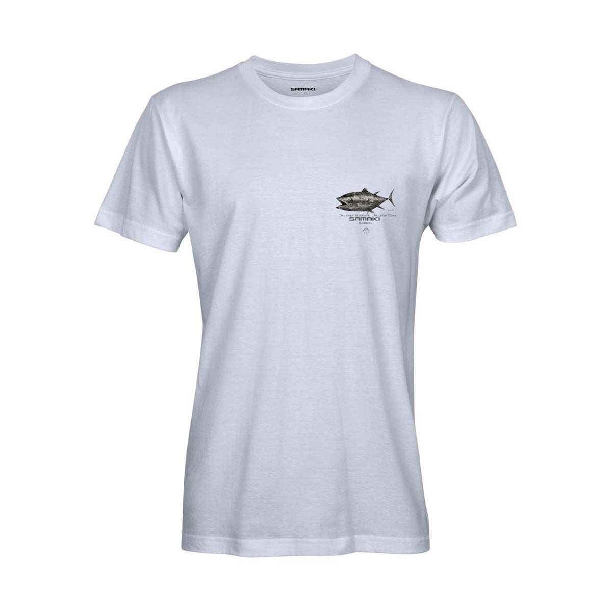 Samaki Barrell Men's Short Sleeve Tee White S, White, bcf_hi-res