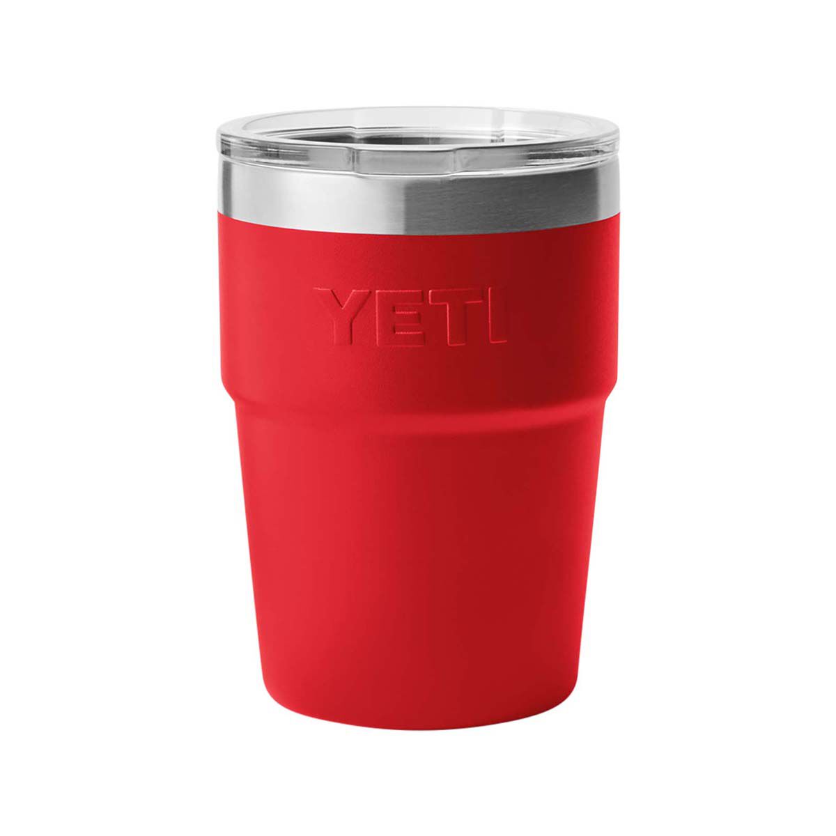 YETI&reg; Rambler&reg; Stackable Cup 16 oz (473ml), Rescue Red, bcf_hi-res
