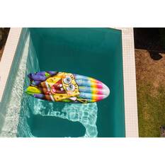 SpongeBob Surfboard Pool Inflatable, , bcf_hi-res