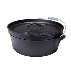 Campfire Pre Seasoned Cast Iron Camp Oven 12 Quart, , bcf_hi-res