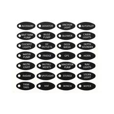 Bowline Switch Panel 6 Gang Black, , bcf_hi-res