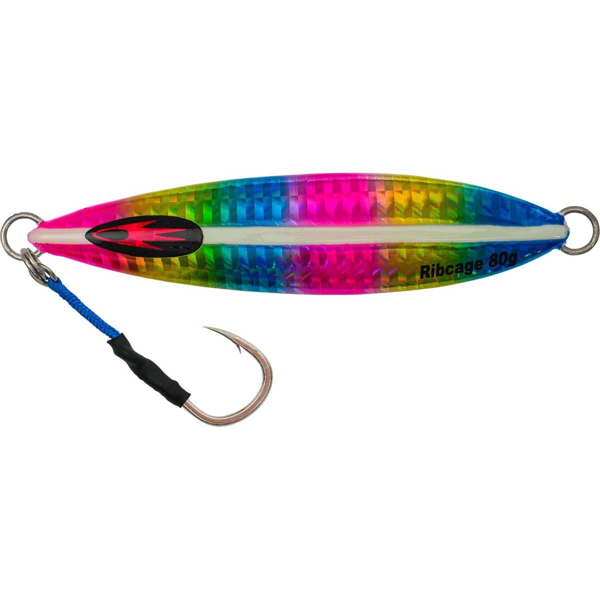 Samaki Ribcage Jig Lure 100g Rainbow Stylin, Rainbow Stylin, bcf_hi-res
