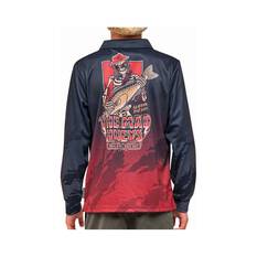 The Mad Hueys Youth Slapping That Bass Fishing Shirt, Black, bcf_hi-res