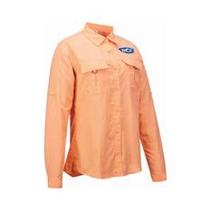 BCF Women’s Long Sleeve Fishing Shirt Coral Orange 16, Coral Orange, bcf_hi-res