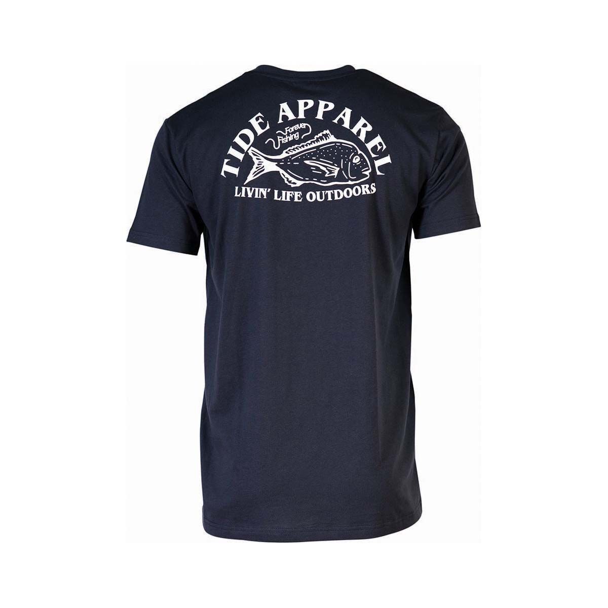 Tide Apparel Men's Snapper Short Sleeve Tee Navy S, Navy, bcf_hi-res