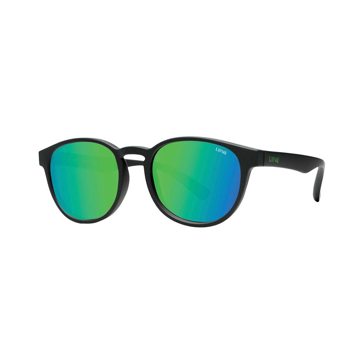 Liive Kids' Bobby Sunglasses Matt Black with Mirror Lens, , bcf_hi-res