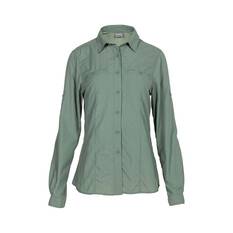 OUTRAK Women's Long Sleeve Hiking Shirt Lily Pad 8, Lily Pad, bcf_hi-res