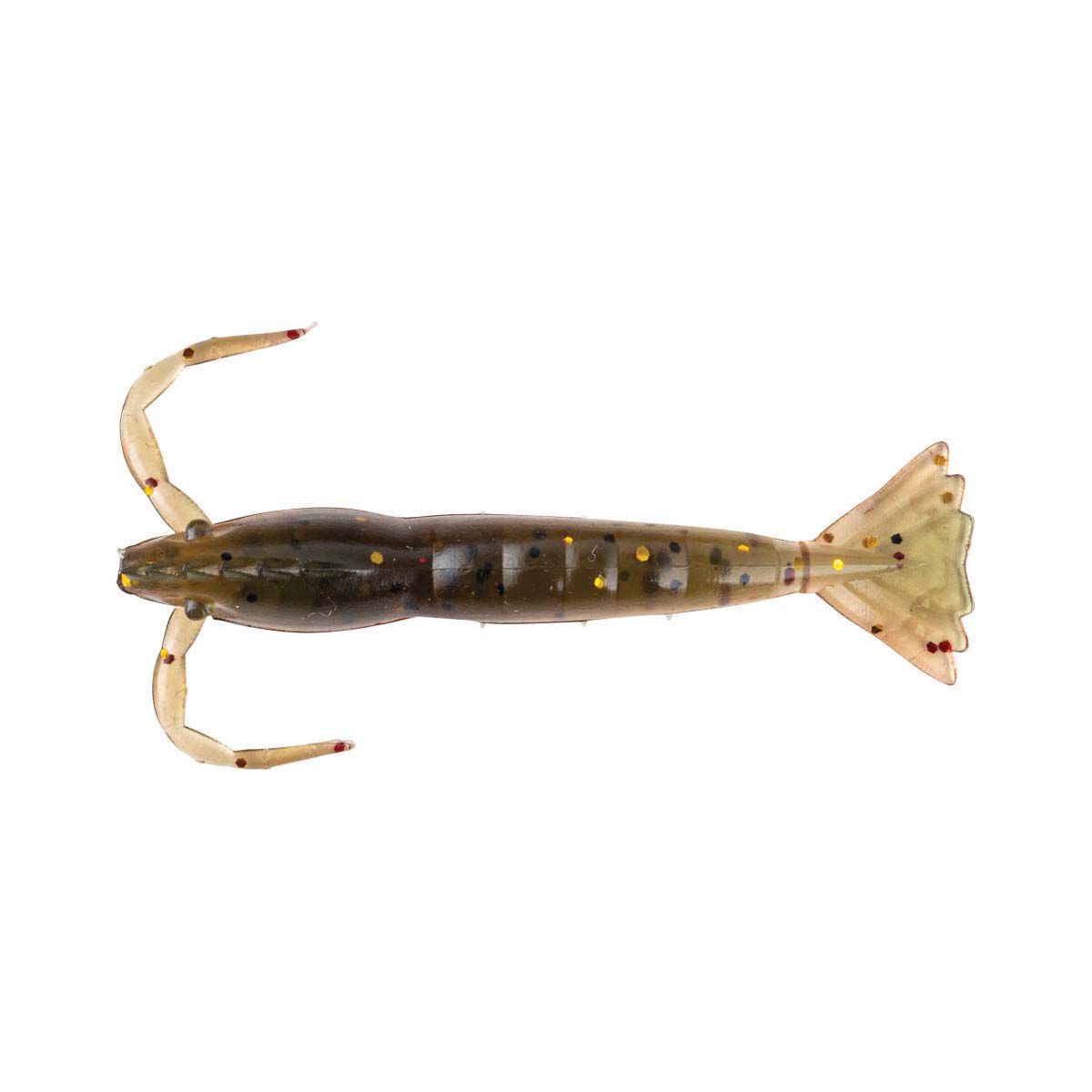Berkley PowerBait Shrimp Soft Plastic Lure 2in Camo, Camo, bcf_hi-res