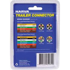 7 Pin Large Round Metal Trailer Socket, , bcf_hi-res