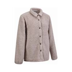 OUTRAK Women’s Fleece Lined Shacket, Taupe, bcf_hi-res