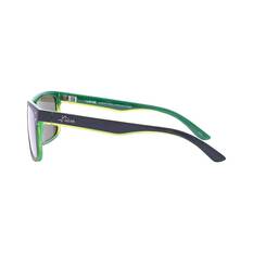 Liive Men’s Cheap Thrill Sunglasses Matt Black with Green Lens, , bcf_hi-res