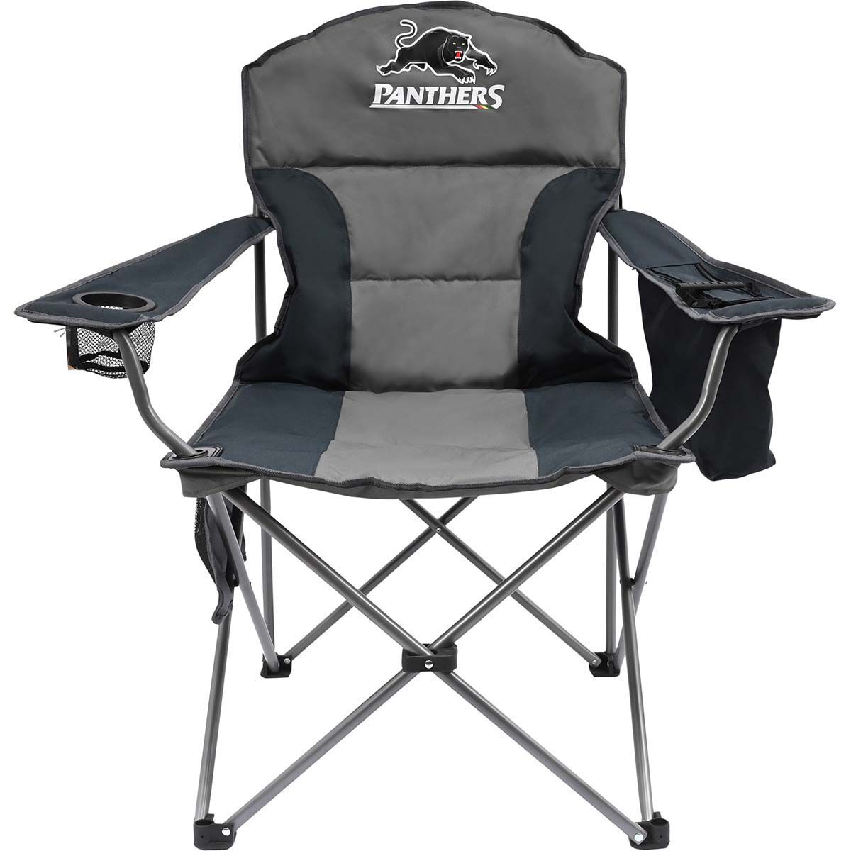 NRL Penrith Panthers Camp Chair 130kg, , bcf_hi-res