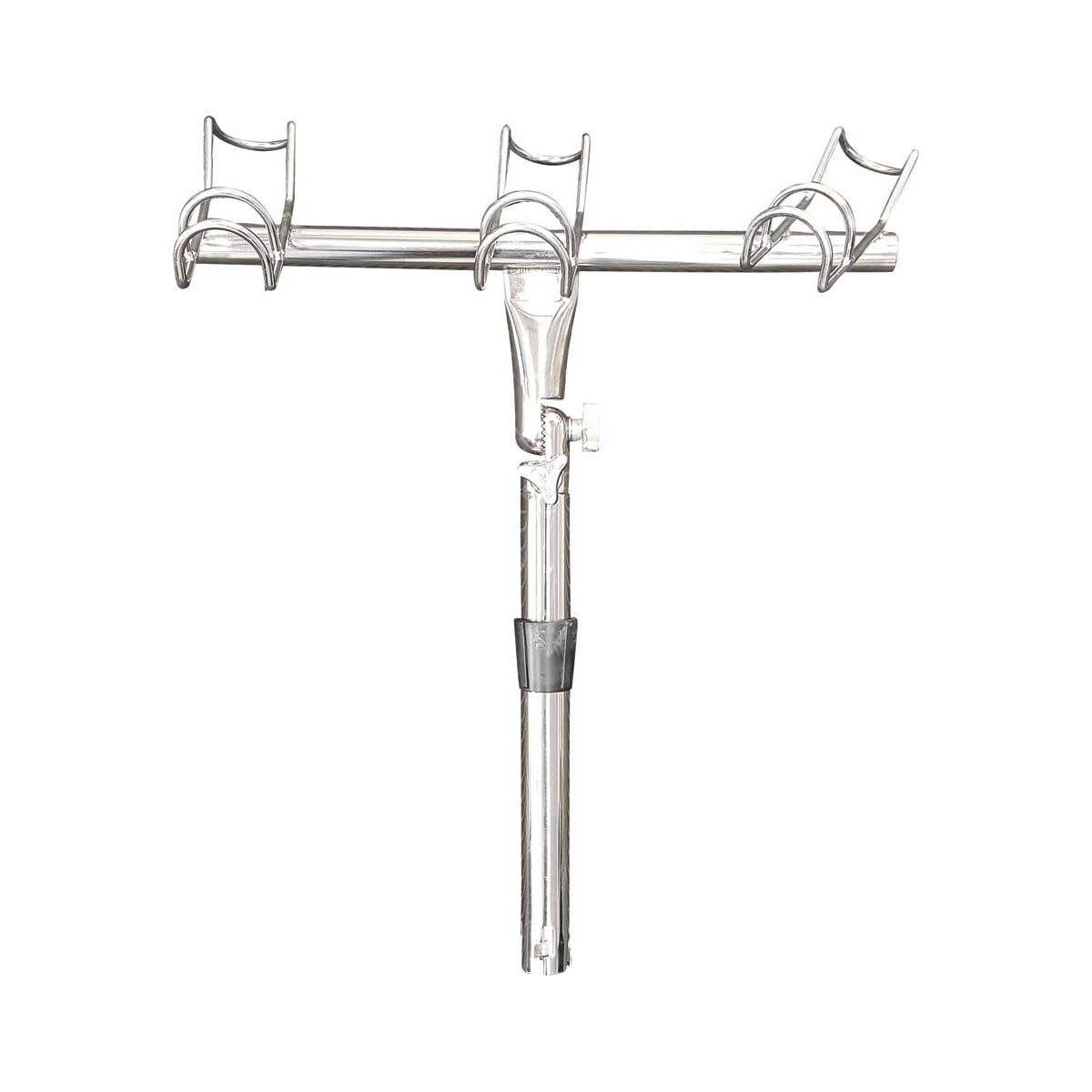 316 STAINLESS STEEL 3-in-1 ROD HOLDER 3-WAY BOAT SNAPPER FISHING PORT SIDE 
