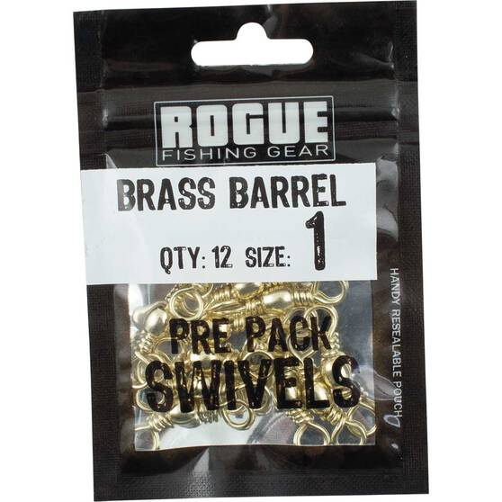 Rogue Brass Barrel Swivel 12 Pack, , bcf_hi-res