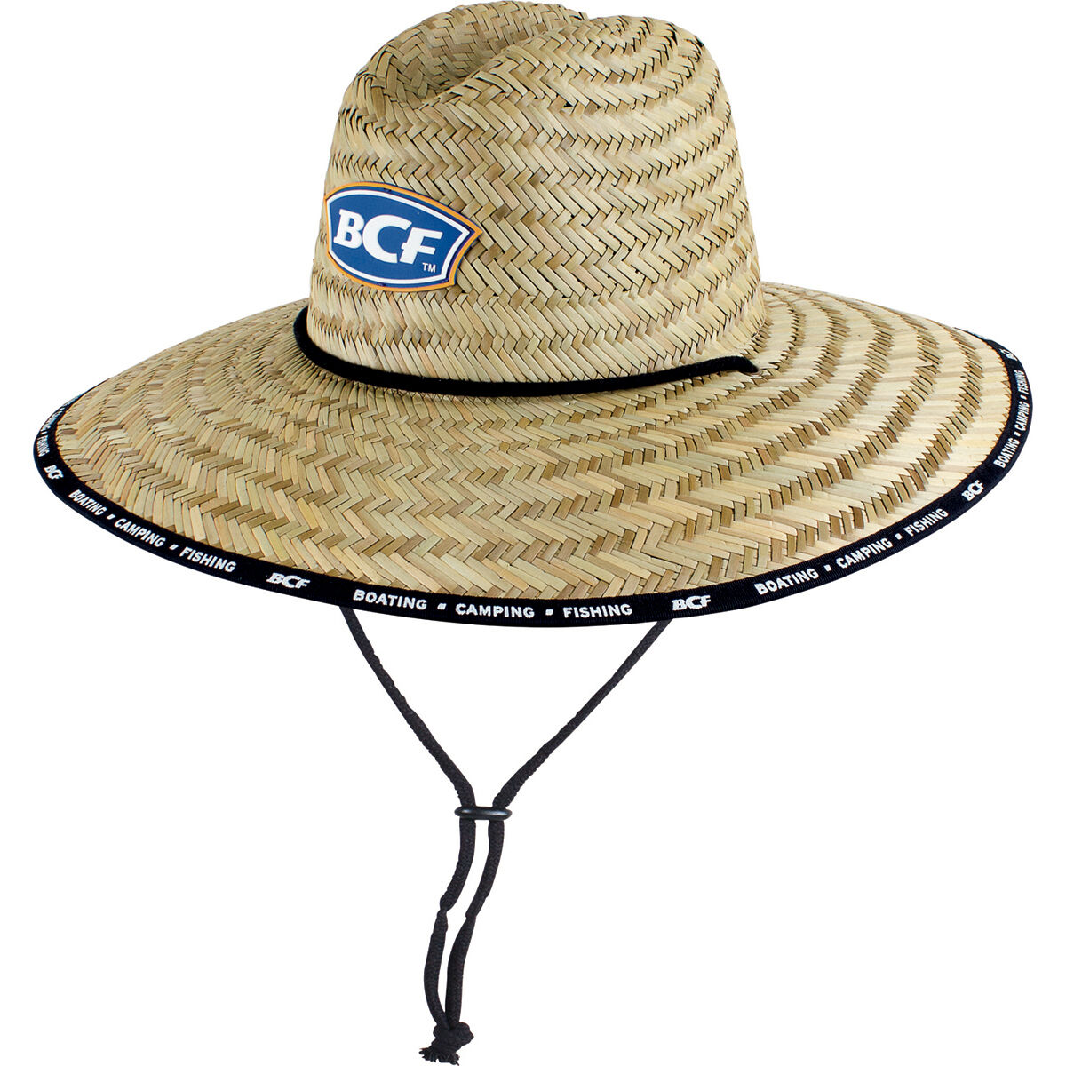 BCF Unisex Brand Straw Hat S, , bcf_hi-res